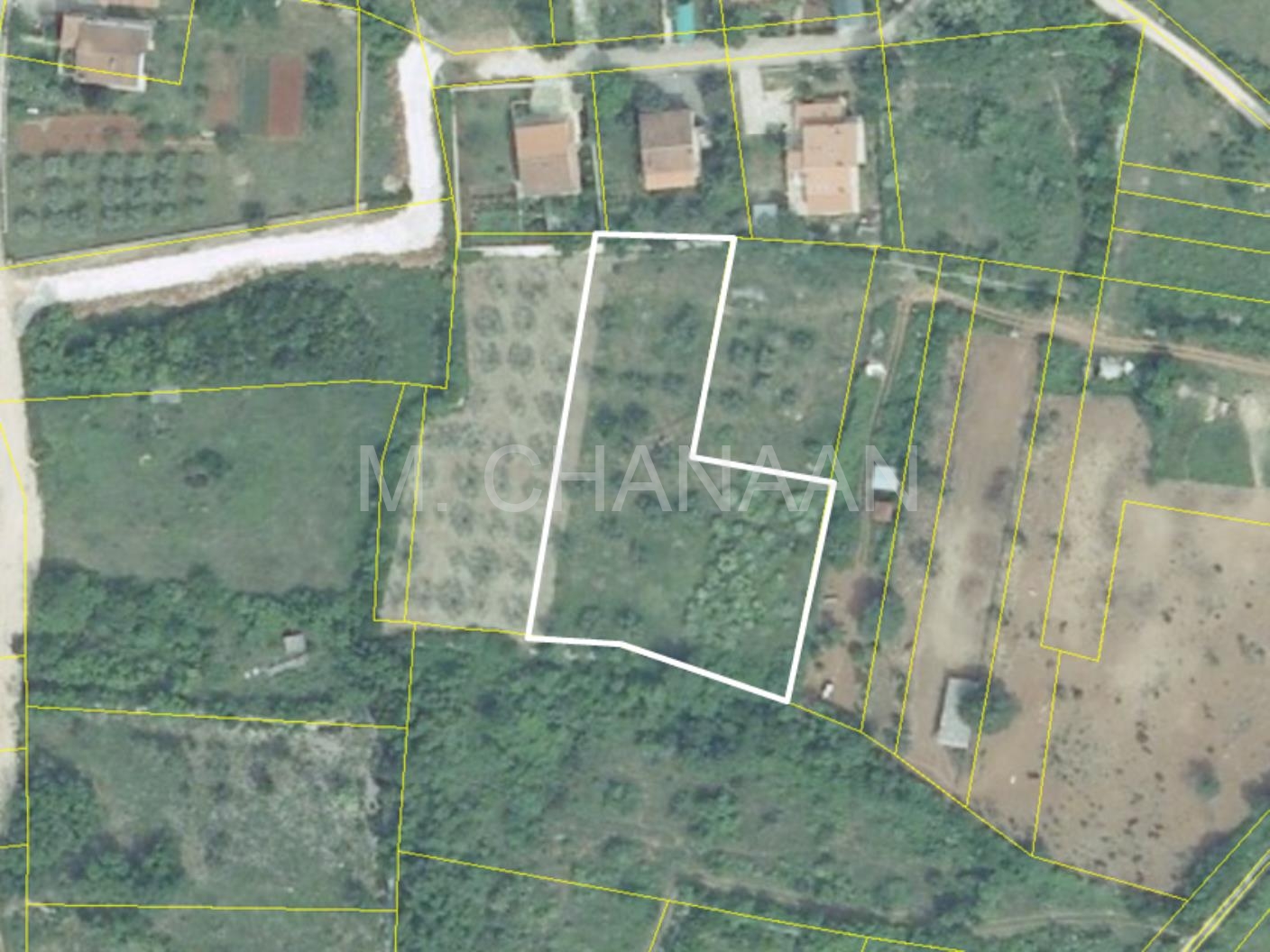 Ortofoto užeg područja