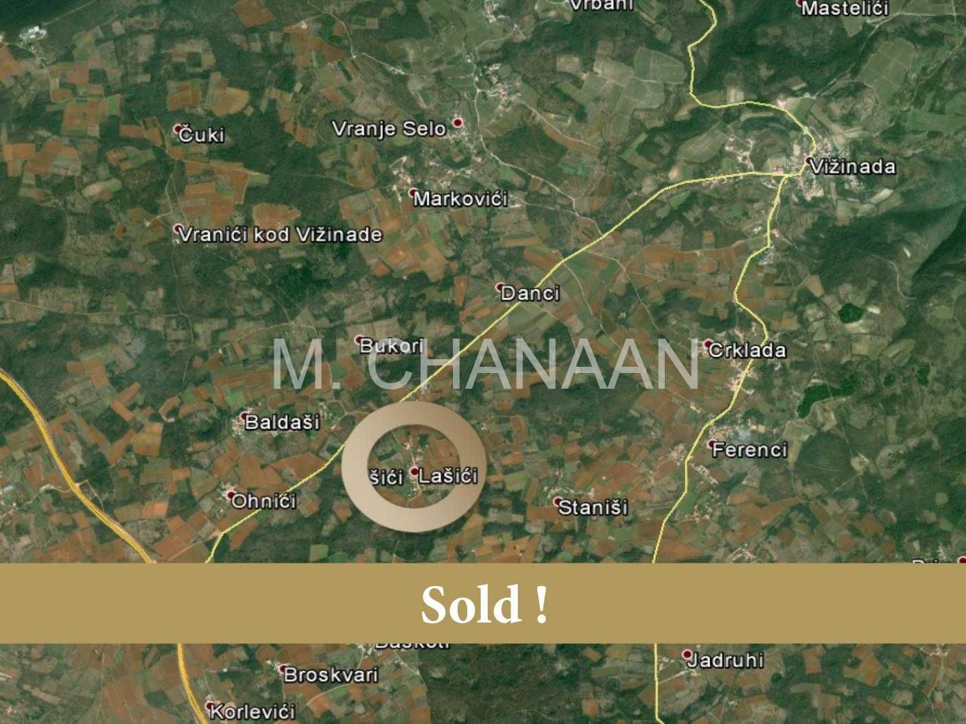 Građevinsko zemljište, Prodaja, Vižinada, Lašići