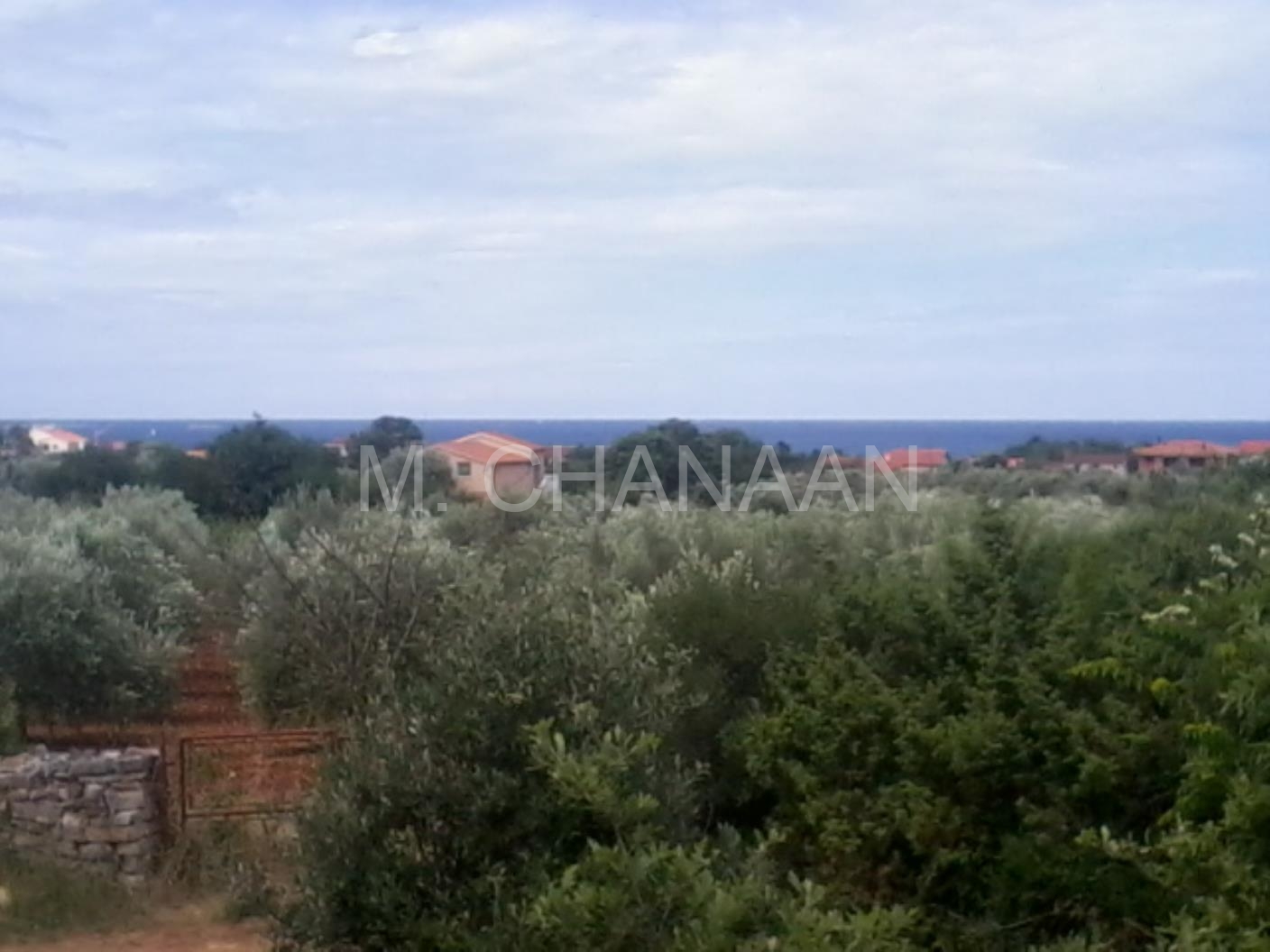 Pogled na more sa zemljišta